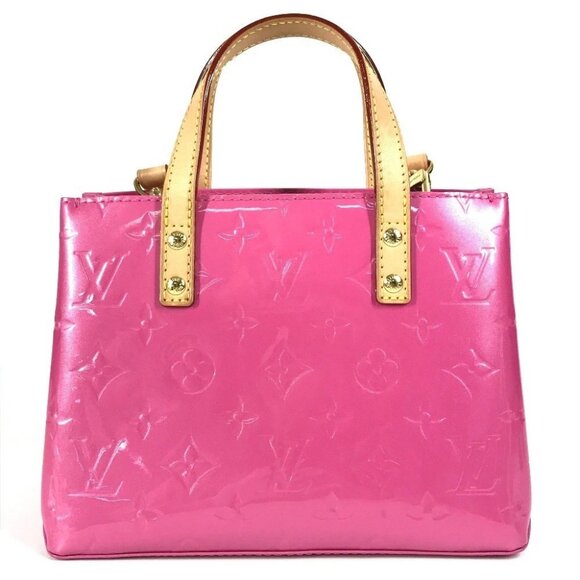 LOUIS VUITTON M24028 Monogram Vernis LV Remix Leade PM 2-Way Tote Bag Hand Bag - Picture 2 of 16